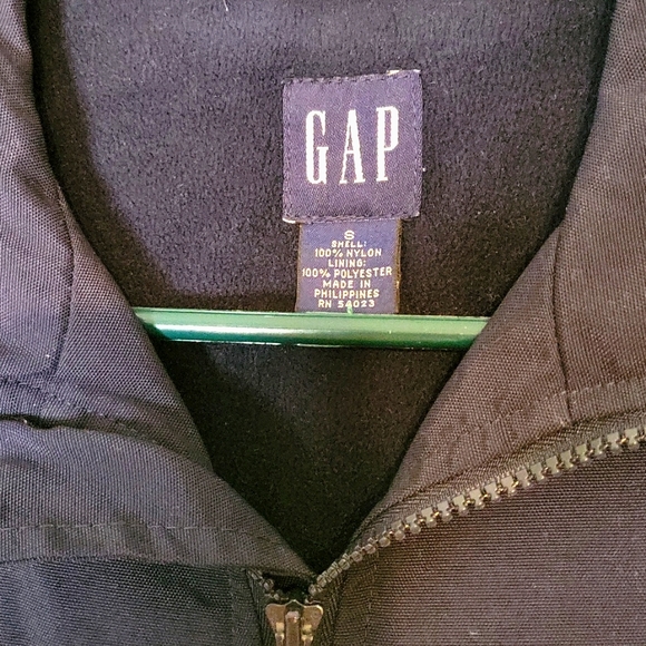 Gap (S) Navy Blue Jacket Fall Fleece - Picture 5 of 6